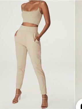 Meshki Two-Piece tank & High-Waist Joggers Set